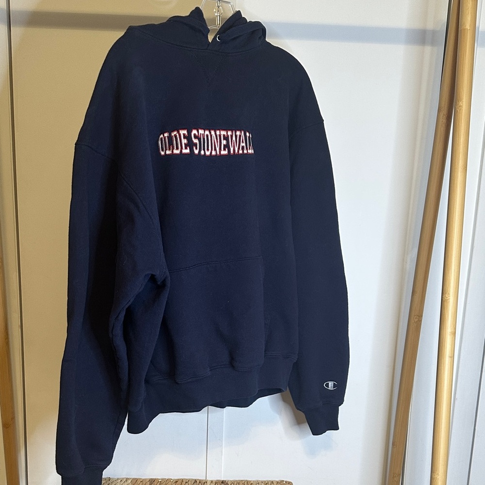 Champion‎ Dark Blue Hoodie with Embroidered Logo